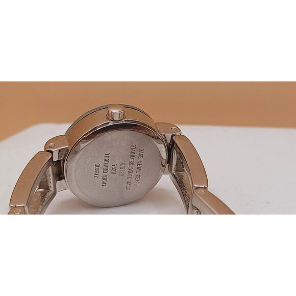 Anne Klein Diamond Black Dial Round Case - Picture 4 of 10